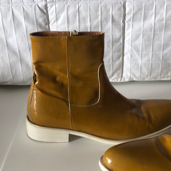 Alessandro Dell’ Aqua Patent Leather Boots - Picture 5 of 10